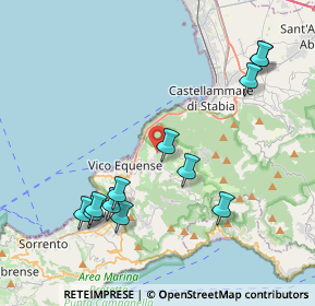 Mappa Via Madonna delle Grazie, 80069 Vico Equense NA, Italia (4.71667)