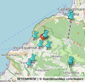 Mappa Via Madonna delle Grazie, 80069 Vico Equense NA, Italia (2.05455)