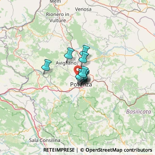 Mappa Strada Provinciale 30 di Giuliano, 85100 Potenza PZ, Italia (5.80455)