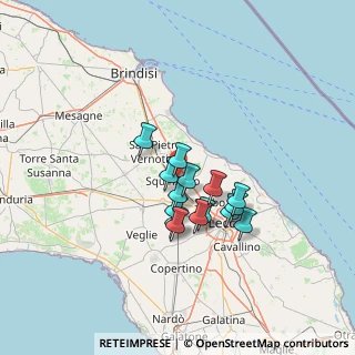 Mappa Via degli Elettricisti, 73018 Squinzano LE, Italia (10.64467)