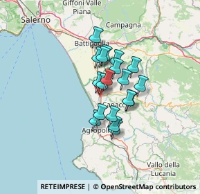 Mappa Via Nobel Alfred Bernhard, 84047 Capaccio SA, Italia (9.51474)