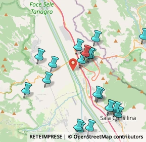 Mappa Via Tanagro, 84030 Atena lucana SA, Italia (4.8265)