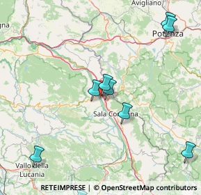 Mappa Via Tanagro, 84030 Atena lucana SA, Italia (27.145)