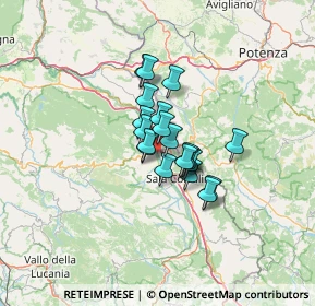 Mappa Via Tanagro, 84030 Atena lucana SA, Italia (8.364)