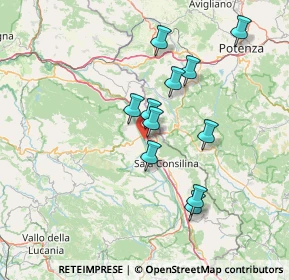 Mappa Via Tanagro, 84030 Atena lucana SA, Italia (13.45455)