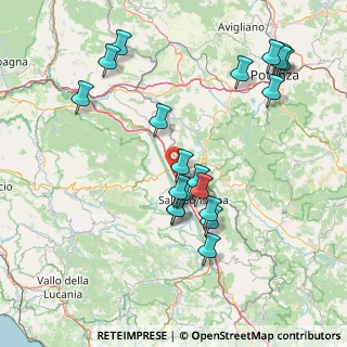 Mappa 84030 Atena Lucana SA, Italia (17.815)