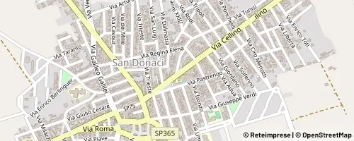 Mappa San Donaci