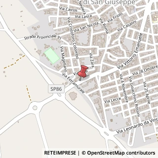 Mappa Via Taranto, 64, 74020 San Marzano di San Giuseppe, Taranto (Puglia)