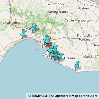 Mappa Via Golfo di Taranto, 74121 Statte TA, Italia (11.06636)