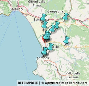 Mappa Via Magna Graecia, 84047 Capaccio SA, Italia (9.03214)