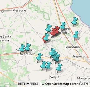 Mappa Via Frassaniti, 72025 San Donaci BR, Italia (7.325)