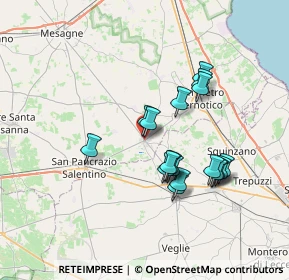 Mappa Via Frassaniti, 72025 San Donaci BR, Italia (6.79944)