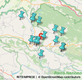 Mappa 84020 Aquara SA, Italia (6.40933)