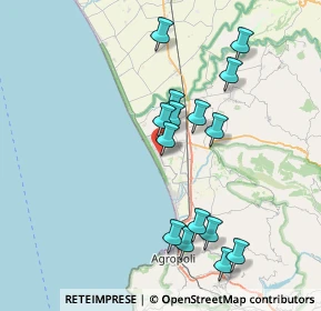 Mappa Via delle Ginestre, 84047 Capaccio SA, Italia (8.08267)