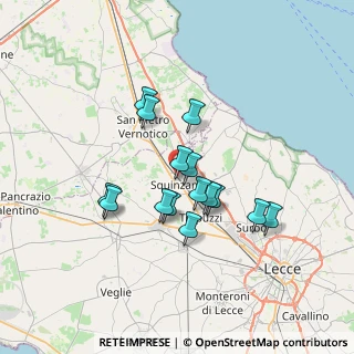 Mappa Via S. Pio X, 73018 Squinzano LE, Italia (6.04067)