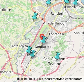 Mappa Via Tiburtina Valeria 386 Auchan, 65128 Pescara PE, Italia (3.597)
