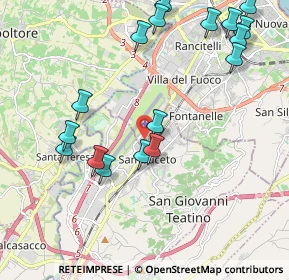 Mappa Via Tiburtina Valeria 386 Auchan, 65128 Pescara PE, Italia (2.50471)