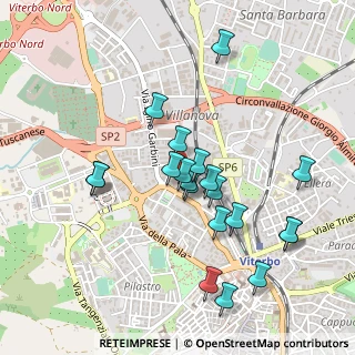 Mappa Via Cardarelli Vincenzo, 01100 Viterbo VT, Italia (0.4745)
