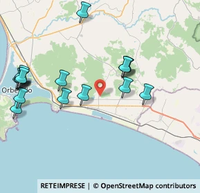 Mappa Strada Provinciale Valmarina, 58011 Capalbio GR, Italia (9.61882)