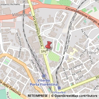 Mappa Via Francesco Baracca, 45, 01100 Viterbo, Viterbo (Lazio)