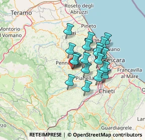 Mappa Str. Paterno, 65014 Loreto Aprutino PE, Italia (9.725)