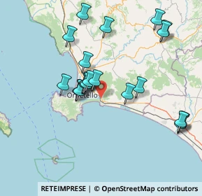 Mappa Strada comunale di Ansedonia, 58015 Orbetello GR, Italia (15.4955)