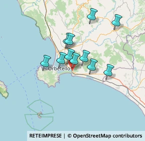 Mappa Strada comunale di Ansedonia, 58015 Orbetello GR, Italia (10.90727)