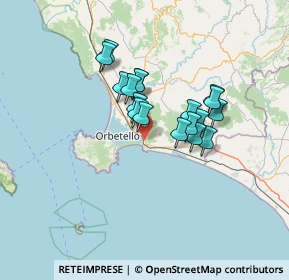 Mappa Strada comunale di Ansedonia, 58015 Orbetello GR, Italia (10.62333)
