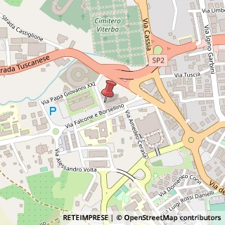 Mappa Via Antonio Pacinotti, 5, 01100 Viterbo, Viterbo (Lazio)