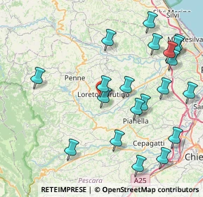 Mappa Via A. Moro, 65014 Loreto Aprutino PE, Italia (9.7885)