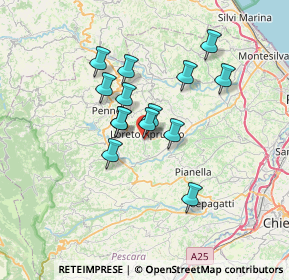 Mappa Via A. Moro, 65014 Loreto Aprutino PE, Italia (5.63357)