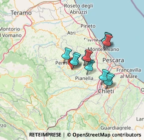 Mappa Via A. Moro, 65014 Loreto Aprutino PE, Italia (10.62833)