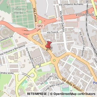 Mappa Via della Palazzina, 30, 01100 Viterbo, Viterbo (Lazio)