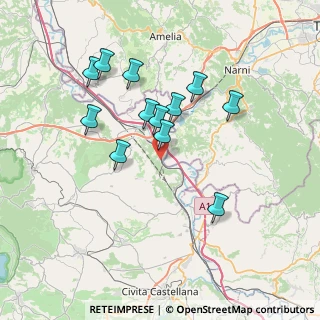 Mappa Via Pietro Nenni, 01028 Orte VT, Italia (6.89833)