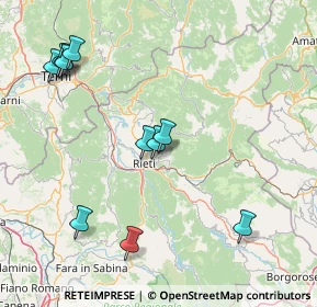 Mappa Via Suor Carla Miglioli, 02100 Rieti RI, Italia (18.86)