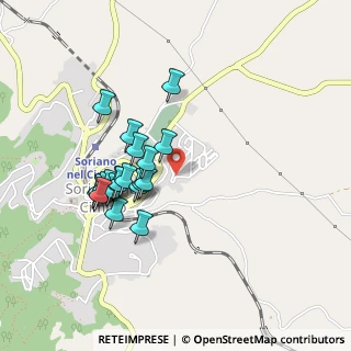 Mappa Via Settimio David, 01038 Soriano nel Cimino VT, Italia (0.425)