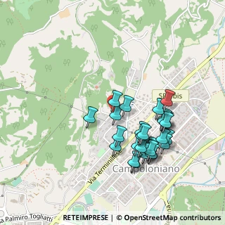 Mappa Via Cardinal Tedeschini, 02100 Rieti RI, Italia (0.46429)