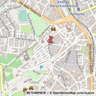 Mappa Piazza San Faustino, 9, 01100 Viterbo, Viterbo (Lazio)