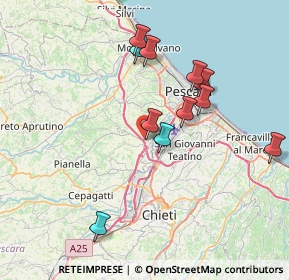 Mappa Via degli Artigiani, 65010 Spoltore PE, Italia (7.46545)