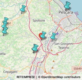 Mappa Via Circolare PIP, 65010 Spoltore PE, Italia (5.905)