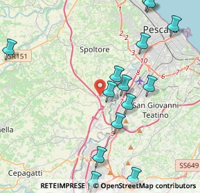 Mappa Via Circolare PIP, 65010 Spoltore PE, Italia (5.94833)