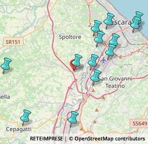 Mappa Via Circolare PIP, 65010 Spoltore PE, Italia (5.28786)