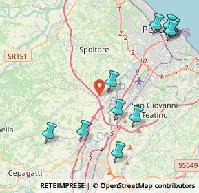 Mappa Via Circolare PIP, 65010 Spoltore PE, Italia (5.30273)