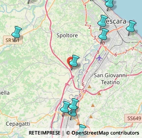 Mappa Via degli Artigiani, 65010 Spoltore PE, Italia (6.55357)