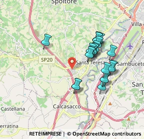Mappa Via degli Artigiani, 65010 Spoltore PE, Italia (1.66)