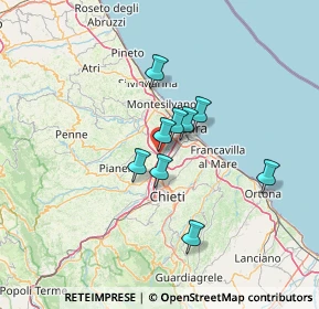 Mappa Via degli Artigiani, 65010 Spoltore PE, Italia (15.10091)