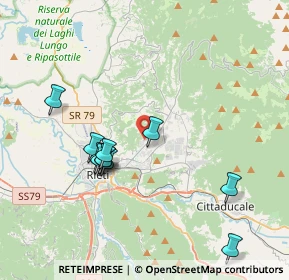 Mappa Via Sestilio Montanelli, 02100 Rieti RI, Italia (4.31167)