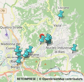 Mappa Via Sestilio Montanelli, 02100 Rieti RI, Italia (1.87385)