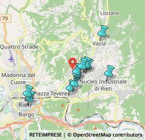 Mappa Via Sestilio Montanelli, 02100 Rieti RI, Italia (1.49455)