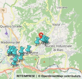 Mappa Via Sestilio Montanelli, 02100 Rieti RI, Italia (2.44462)